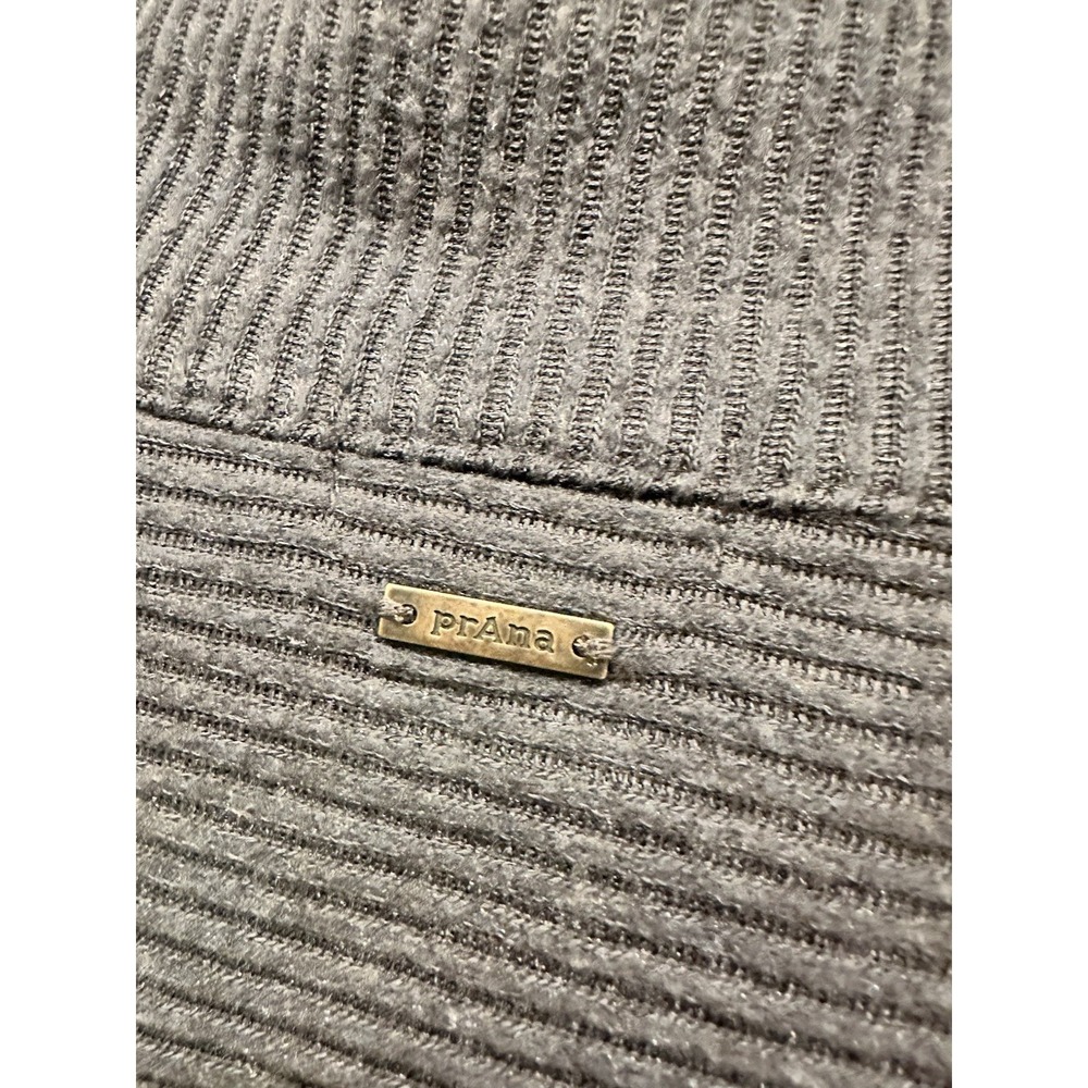 prAna Olivia Long Sleeve cropped sweater Gray Small - Picture 4 of 4